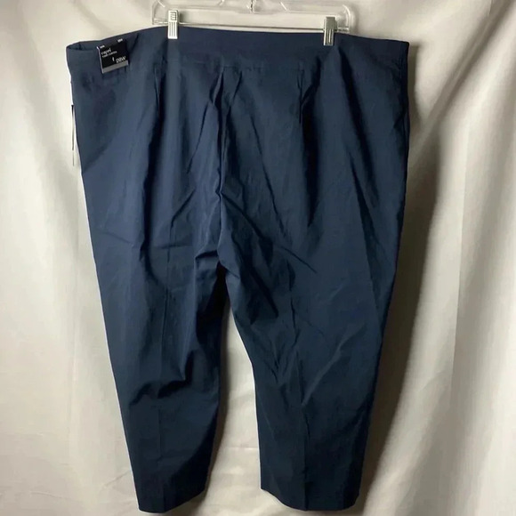 NWT ALFANI WOMEN TUMMY CONTROL CAPRI PANT NAVY BLUE WOMENS PLUS SIZE 28W - Picture 11 of 14